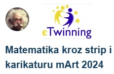 Etwinning projekt Karikatura i strip, mArt 2024