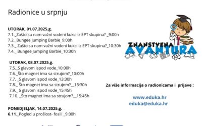 STEM EDUKAcije u srpnju