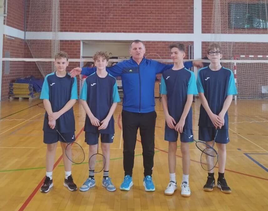 Odličan nastup naših badmintonaša na županijskom natjecanju