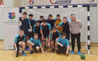 Naši učenici na županijskom natjecanju u rukometu