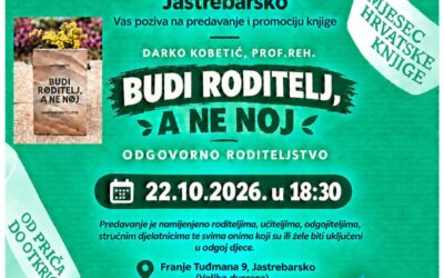 Poziv roditeljima na promociju knjige